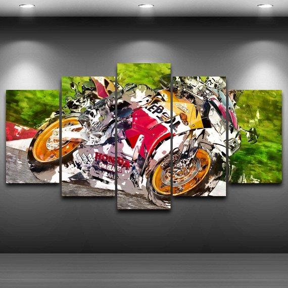 Super Motorcycle – Auotmative Canvas Wall Art