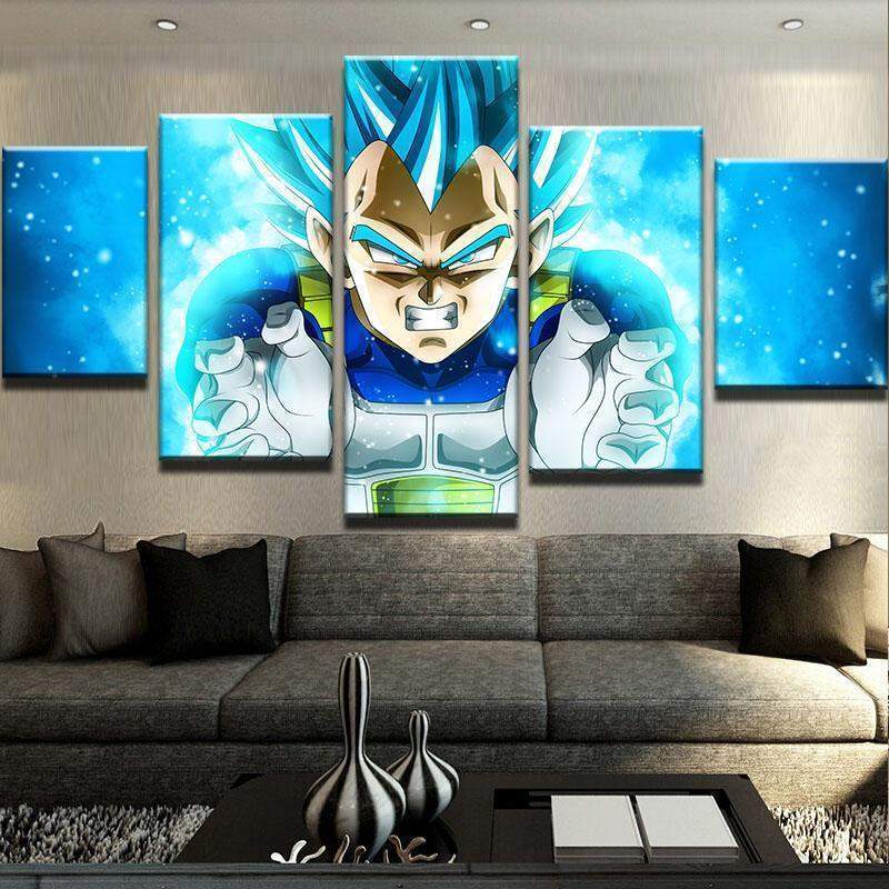 Super Vegeta Dragon Ball Z – Anime Canvas Wall Art