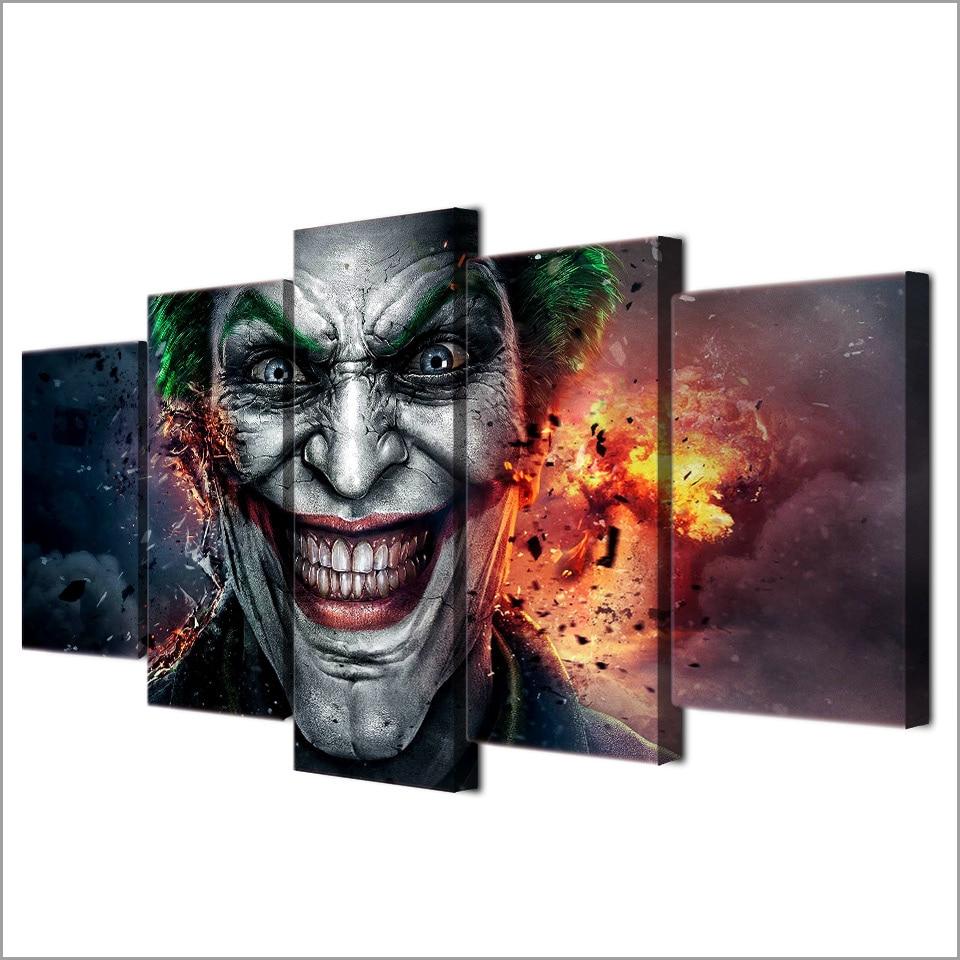 Super Villain – Joker – Dc Canvas Wall Art