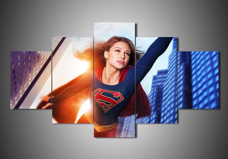 Supergirl 4 – Dc Canvas Wall Art