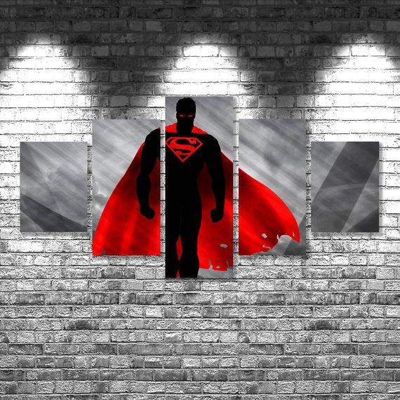 Superman – Famous Person Canvas Wall Art
