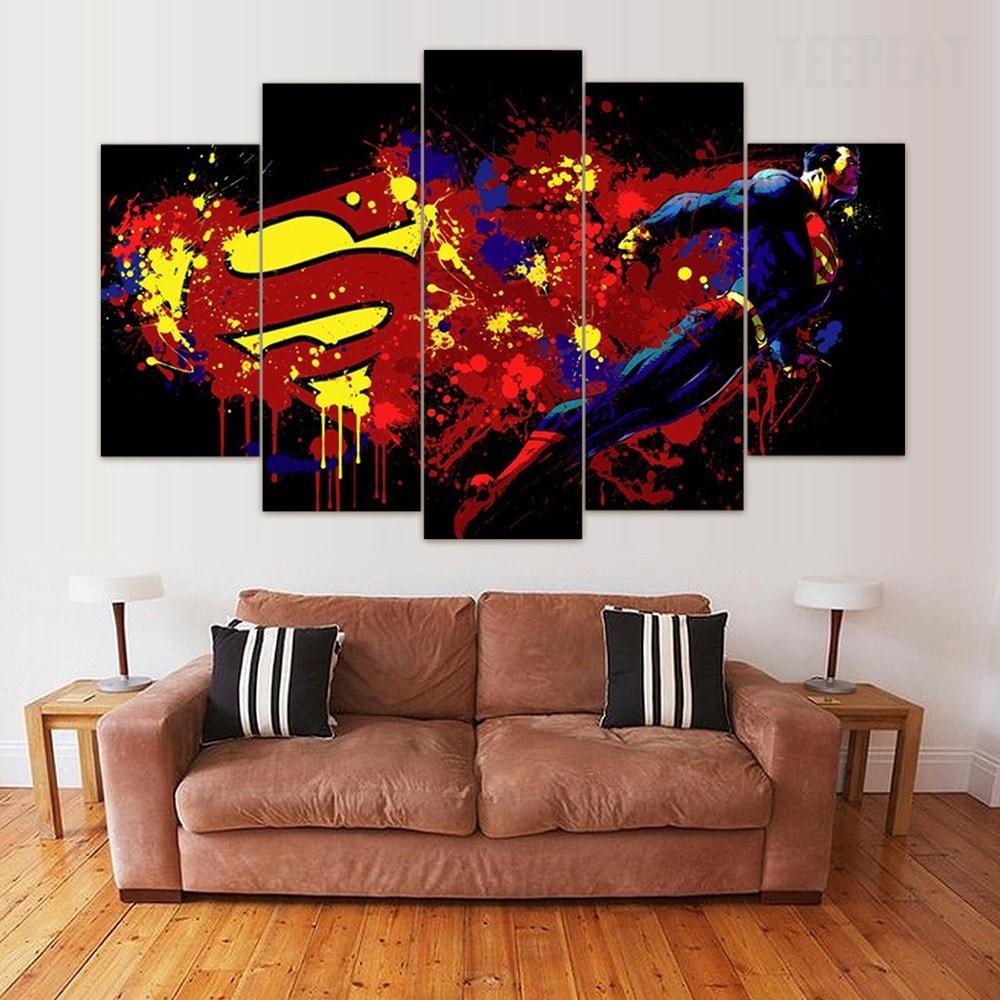Superman Graffiti – Dc Canvas Wall Art
