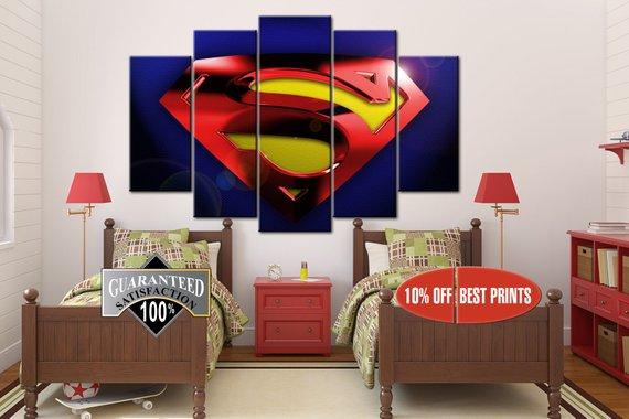 Superman Superheroes – Dc Canvas Wall Art