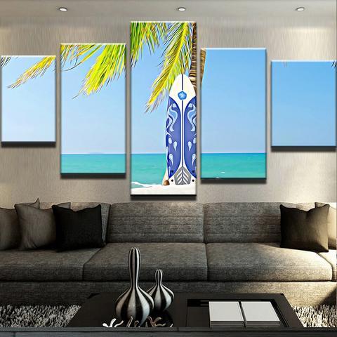 Surfboard – Nature Canvas Wall Art