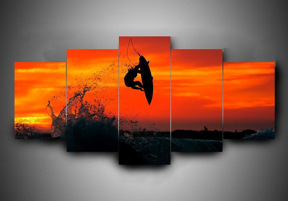 Surfing 3 – Sport Canvas Wall Art