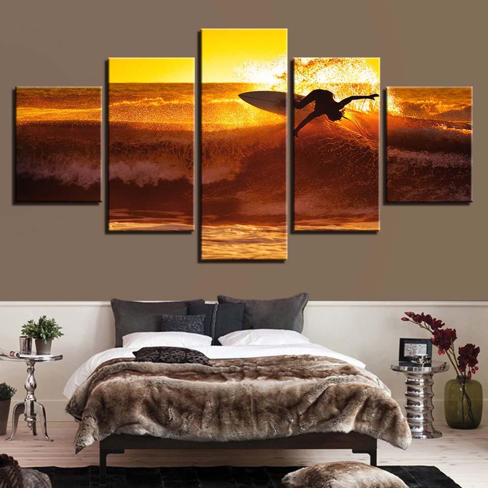Surfing 4 – Sport Canvas Wall Art