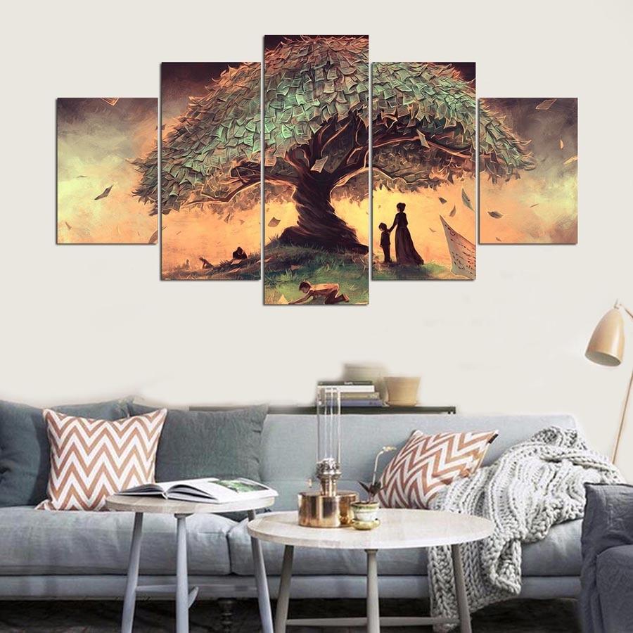 Surreal Fantasy Fairytale Tree – Nature Canvas Wall Art