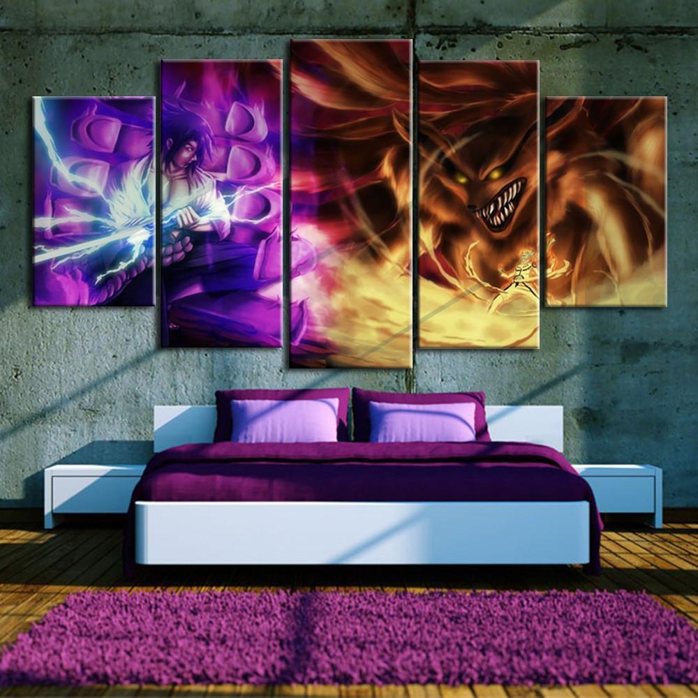 Susano Vs 9 Tail Beast – Anime Canvas Wall Art