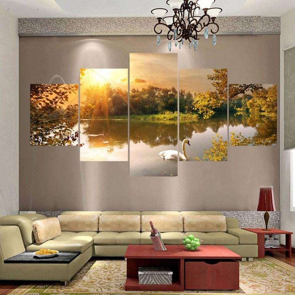 Swan 12 – Animal Canvas Wall Art