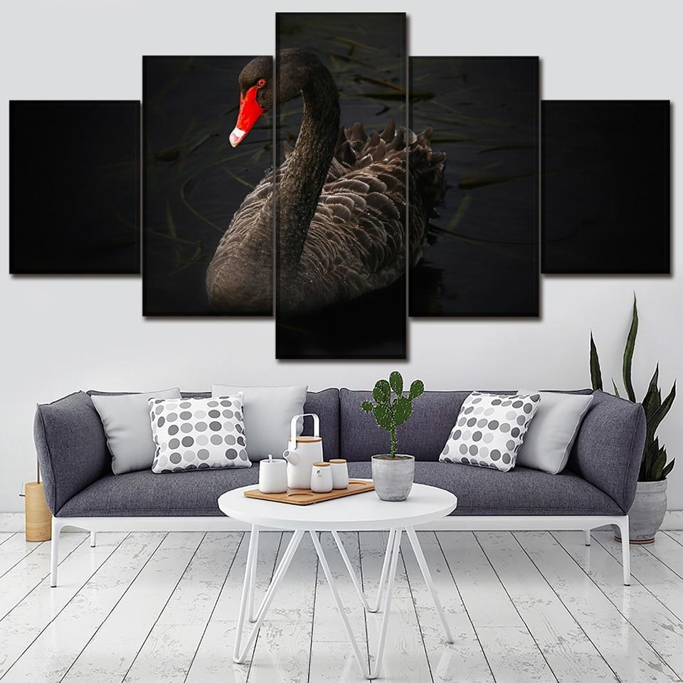 Swan 8 – Animal Canvas Wall Art