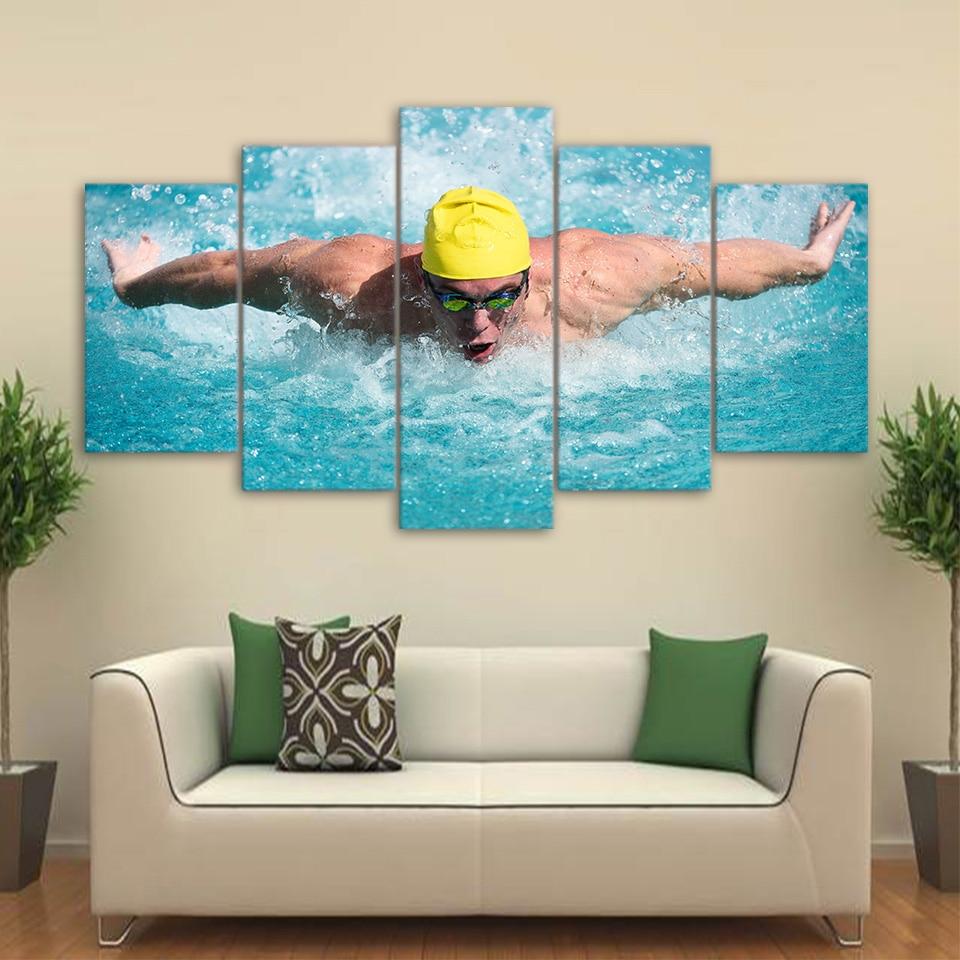 Swimming Fitness – Sport Canvas Wall Art