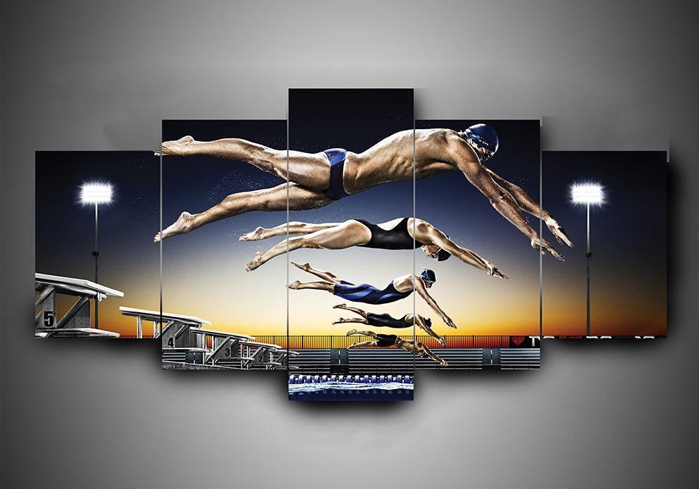 Swimming – Sport Canvas Wall Art