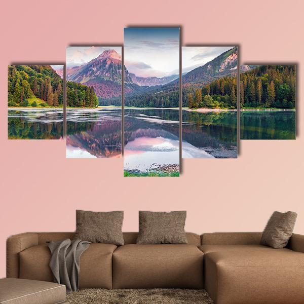 Swiss Lake Obersee – Nature Canvas Wall Art