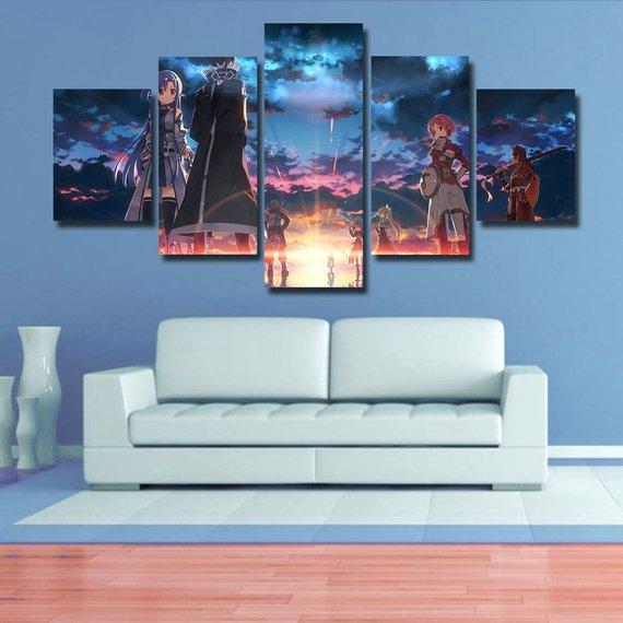 Sword Art Online Anime Canvas Wall Art
