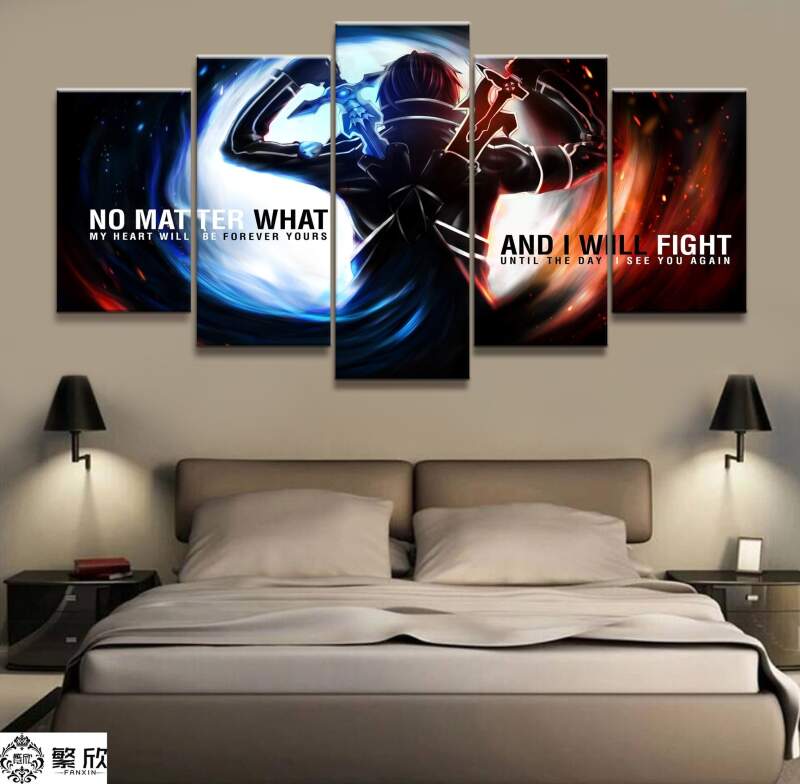 Sword Art Online Kirito 3 Anime – Canvas Wall Art