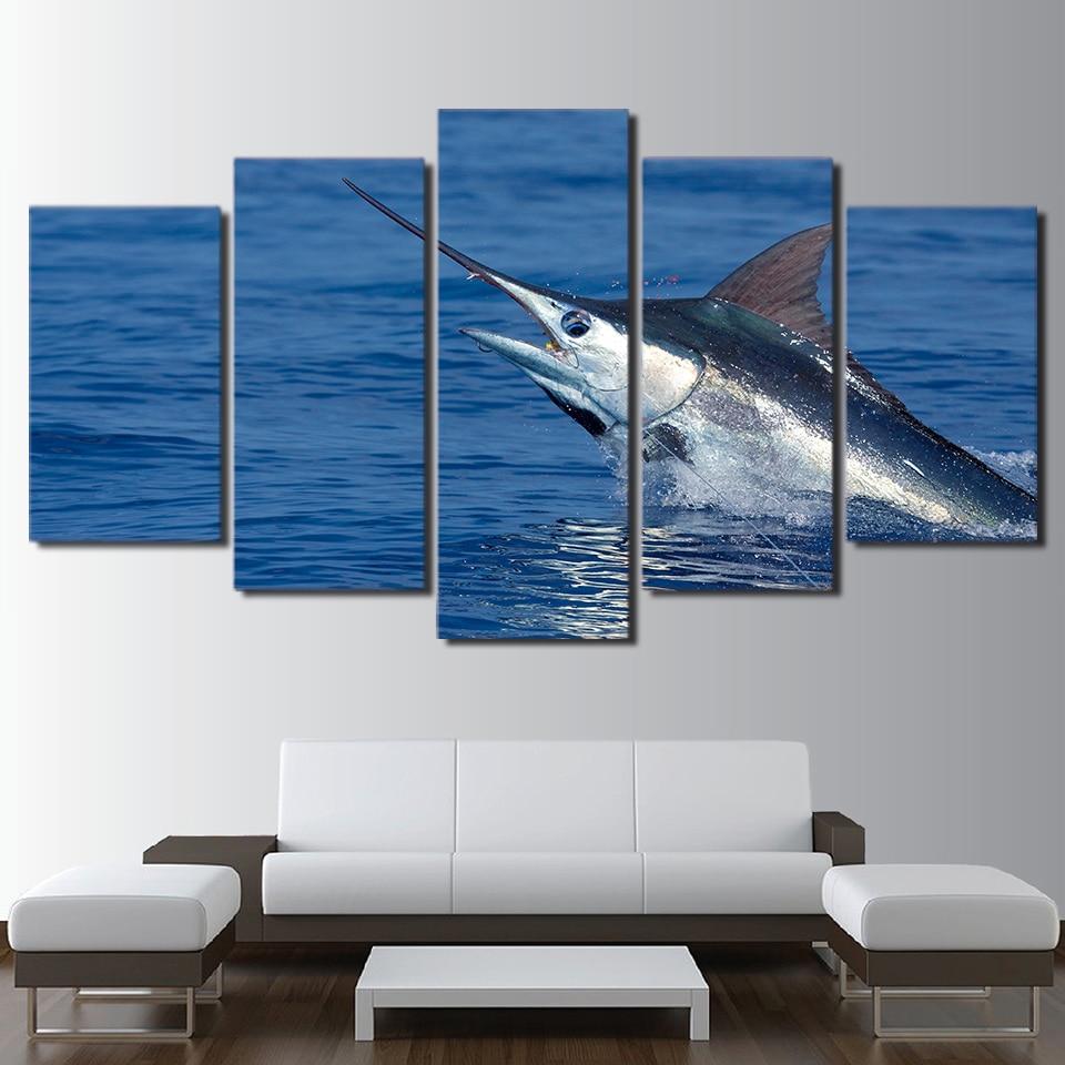 Swordfish Fishing – Fishing Canvas Wall Art