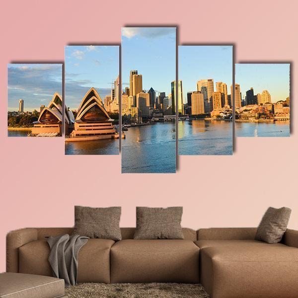 Sydney Opera House And City – Nature Canvas Wall Art