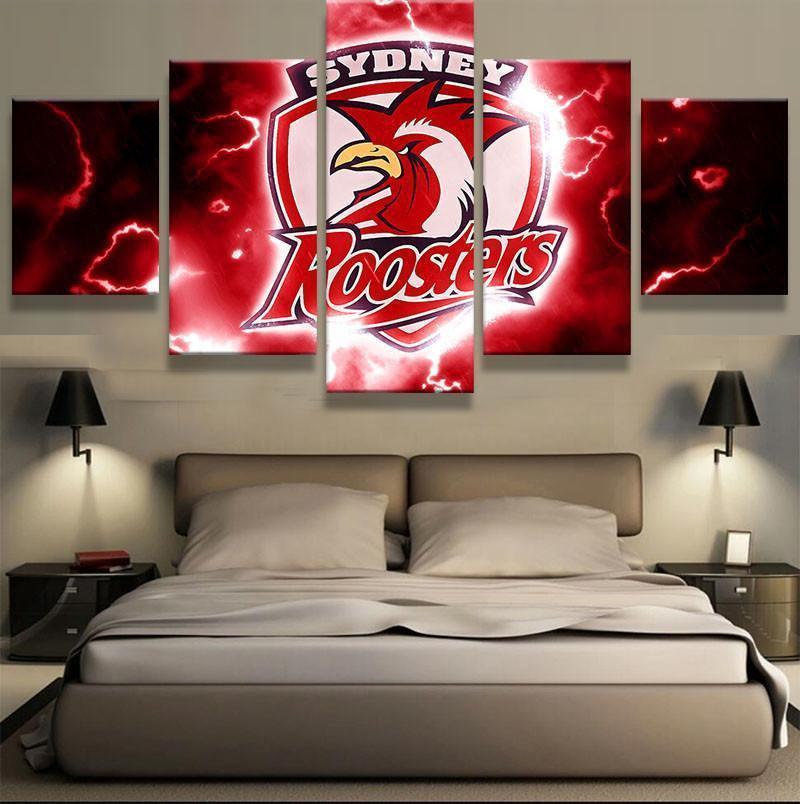 Sydney Roosters Nrl Football – Canvas Wall Art