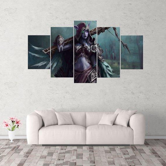Sylvanas World Of Warcraft – Gaming Canvas Wall Art