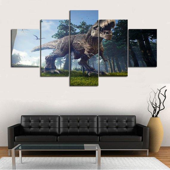 T-Rex 01 – Animal Canvas Wall Art