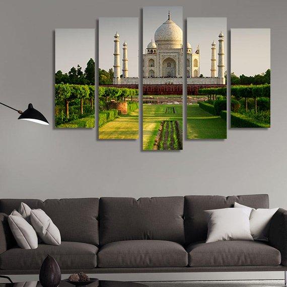 Taj Mahal Agra India – Nature Canvas Wall Art