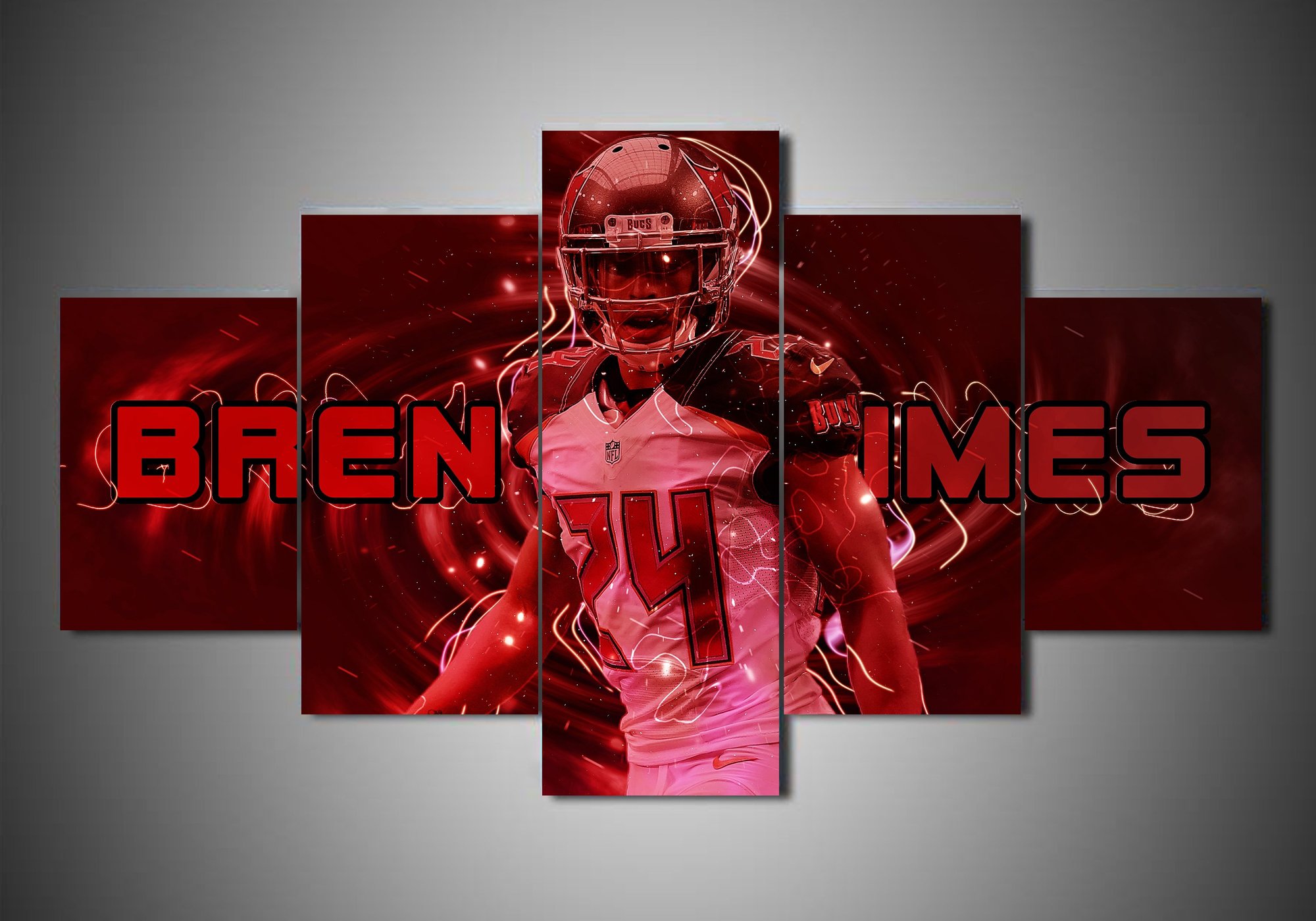 Tampa Bay Buccaneers – Brent Grimes – Sport Canvas Wall Art