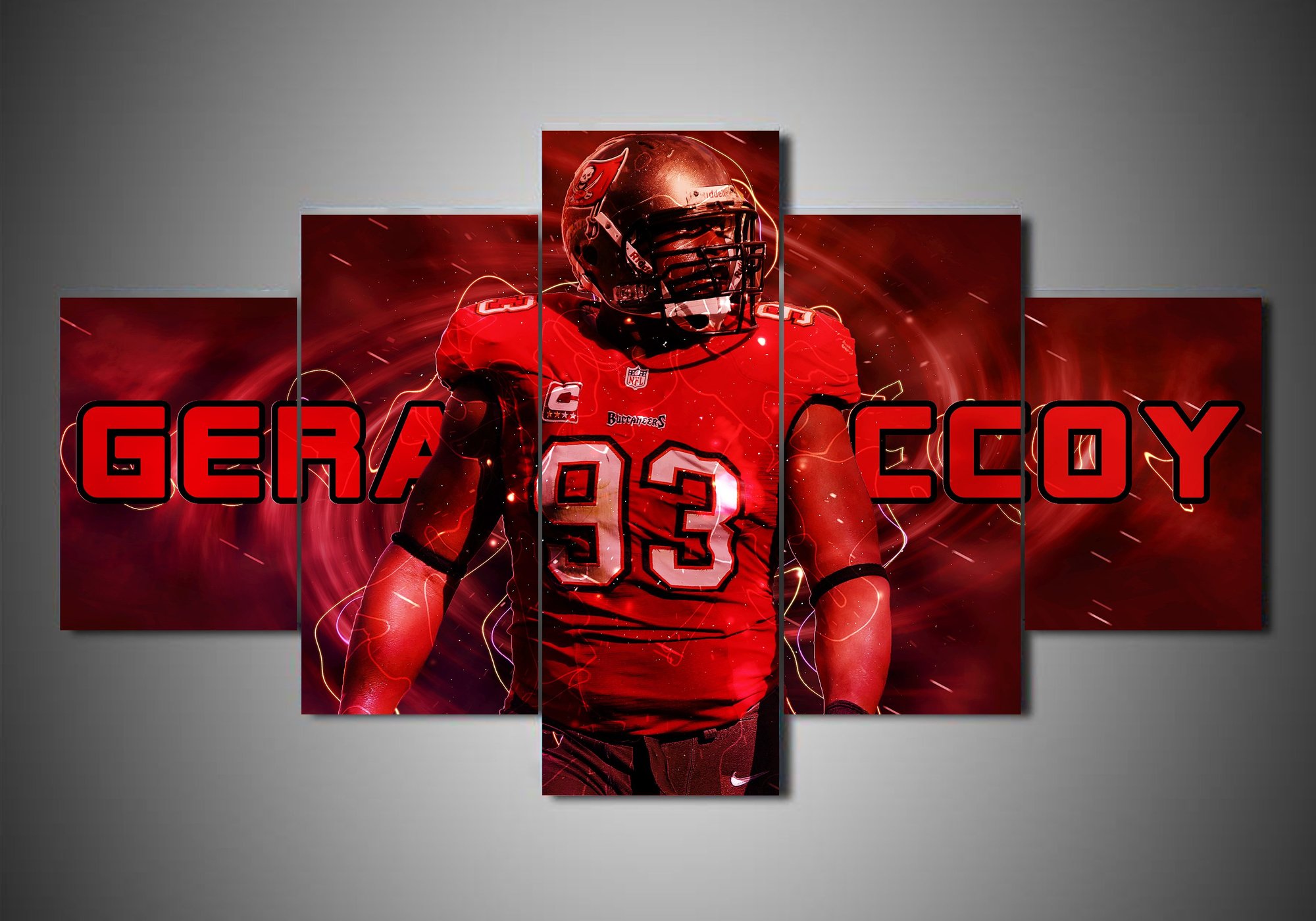 Tampa Bay Buccaneers – Gerald Mccoy – Sport Canvas Wall Art
