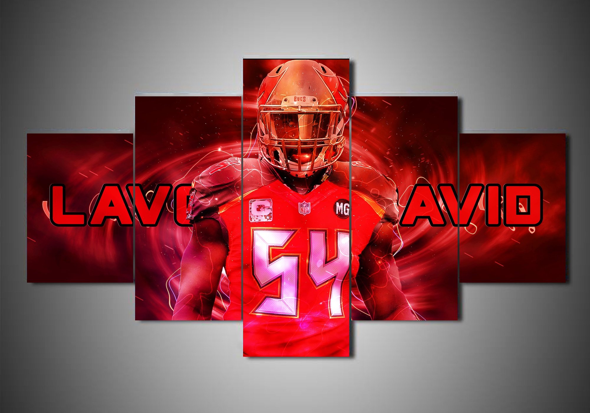 Tampa Bay Buccaneers – Lavonte David – Sport Canvas Wall Art