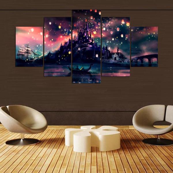 Tangled Castle – Movie Canvas Wall Art