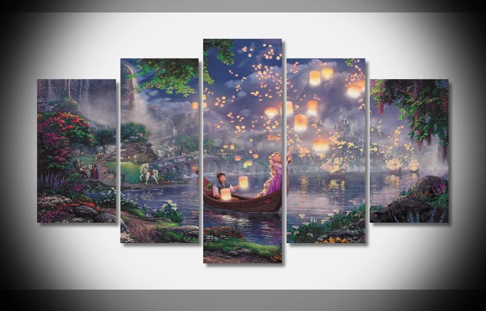 Tangled Poster – Canvas Wall Art