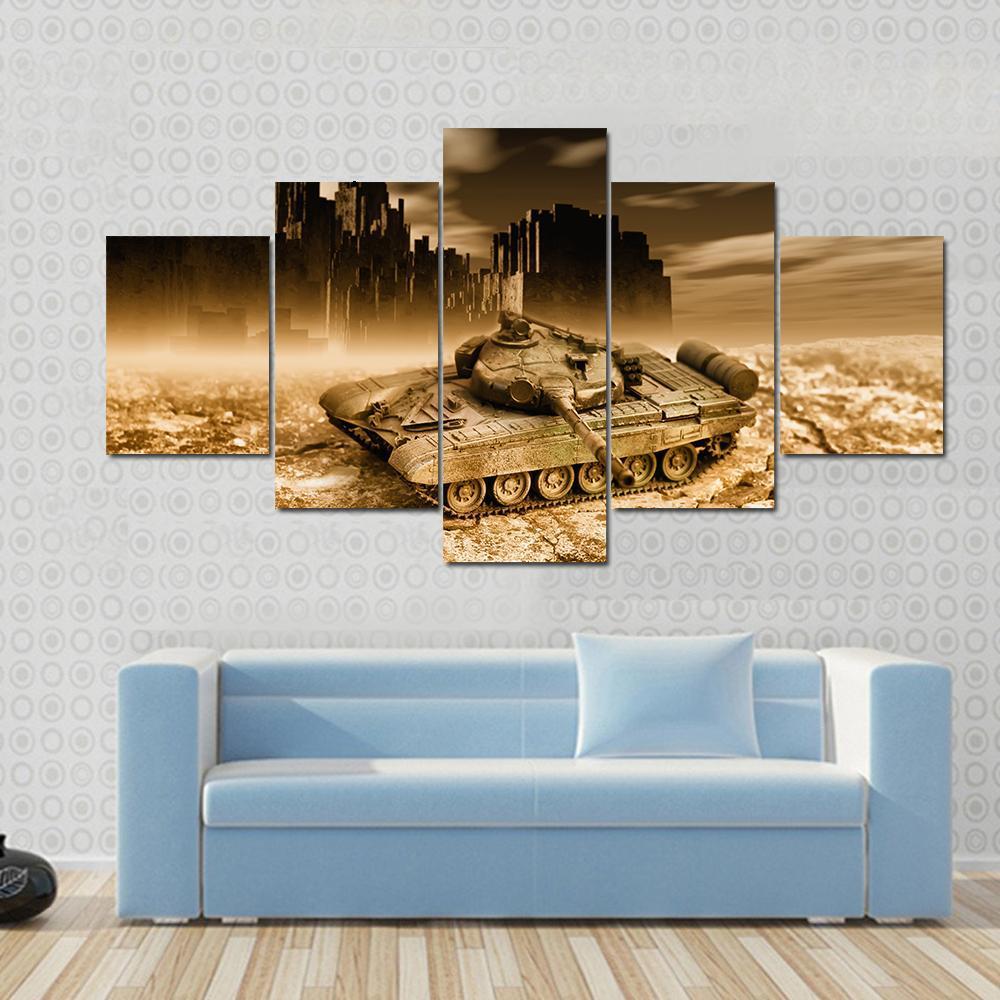 Tank In War – Gaming Canvas Wall Art