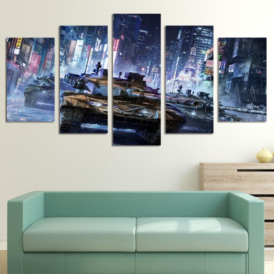 Tanks Warfare – Gaming Canvas Wall Art