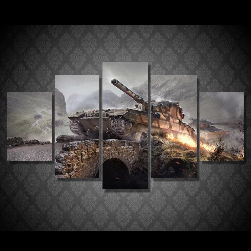 Tanks Wargaming – Gaming Canvas Wall Art