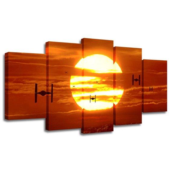 Tar Wars Movie Christmas 5 – Movie Canvas Wall Art