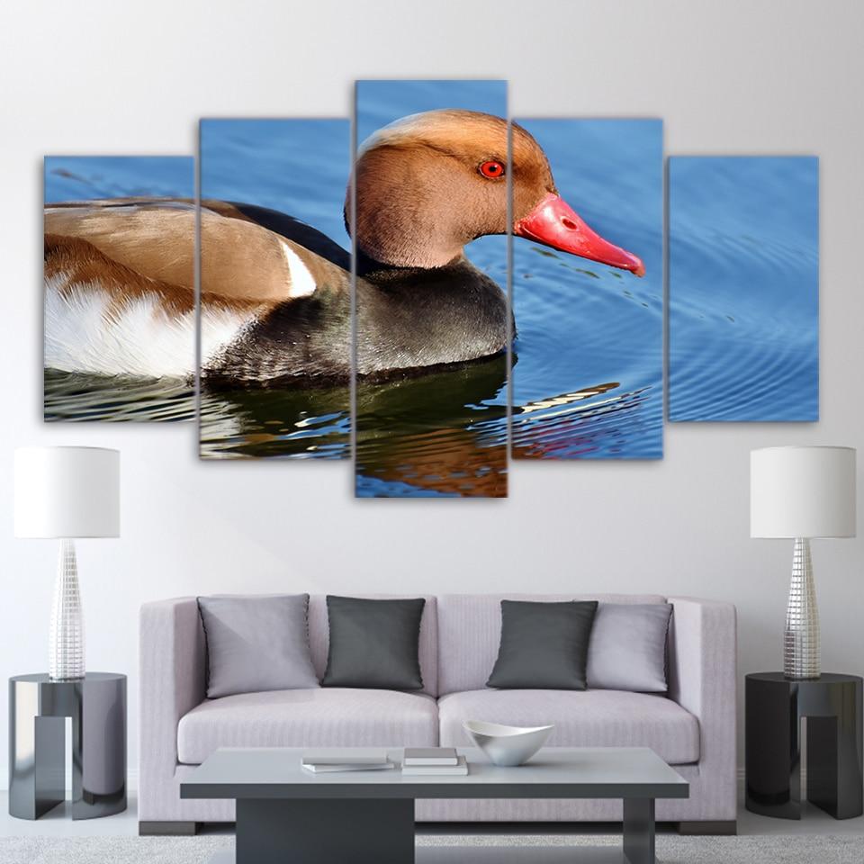 Teal – Animal Canvas Wall Art