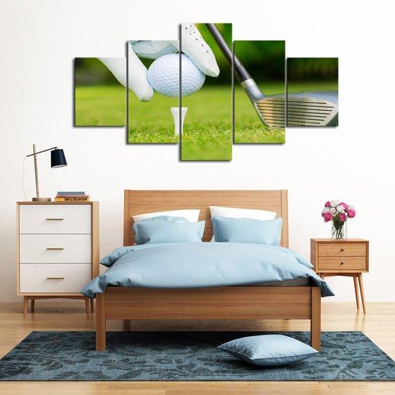 Tee Up – Sport Canvas Wall Art