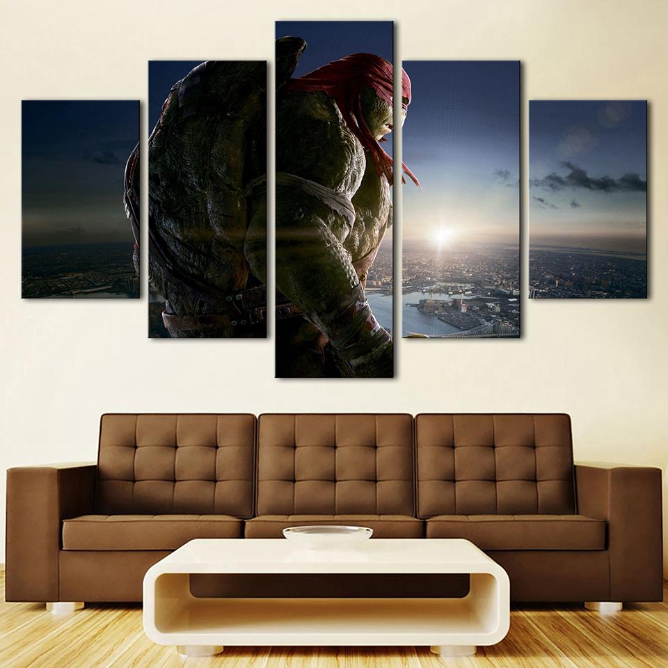 Teenage Mutant Ninja Turtles Movie Canvas Wall Art