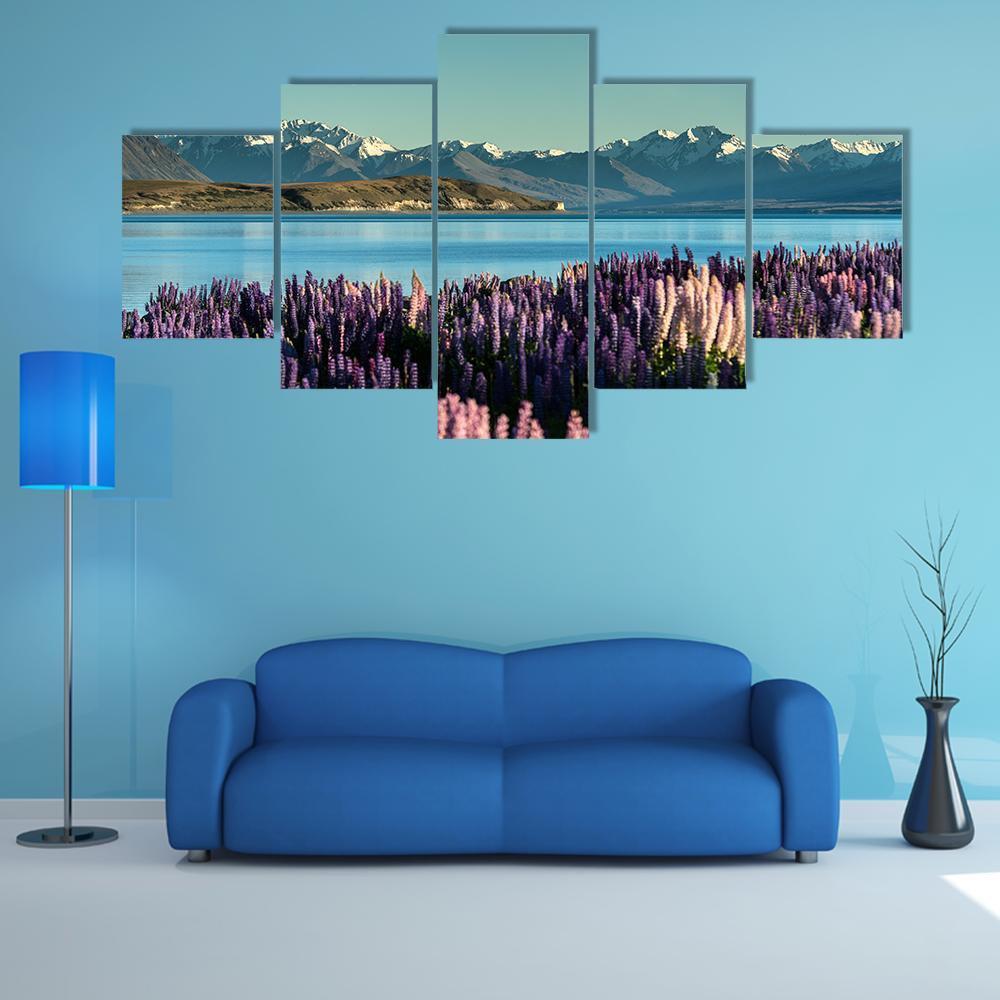 Tekapo Lake In New Zealand – Nature Canvas Wall Art