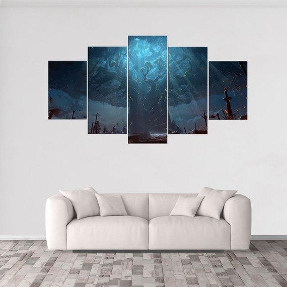 Teldrassil World Of Warcraft – Gaming Canvas Wall Art