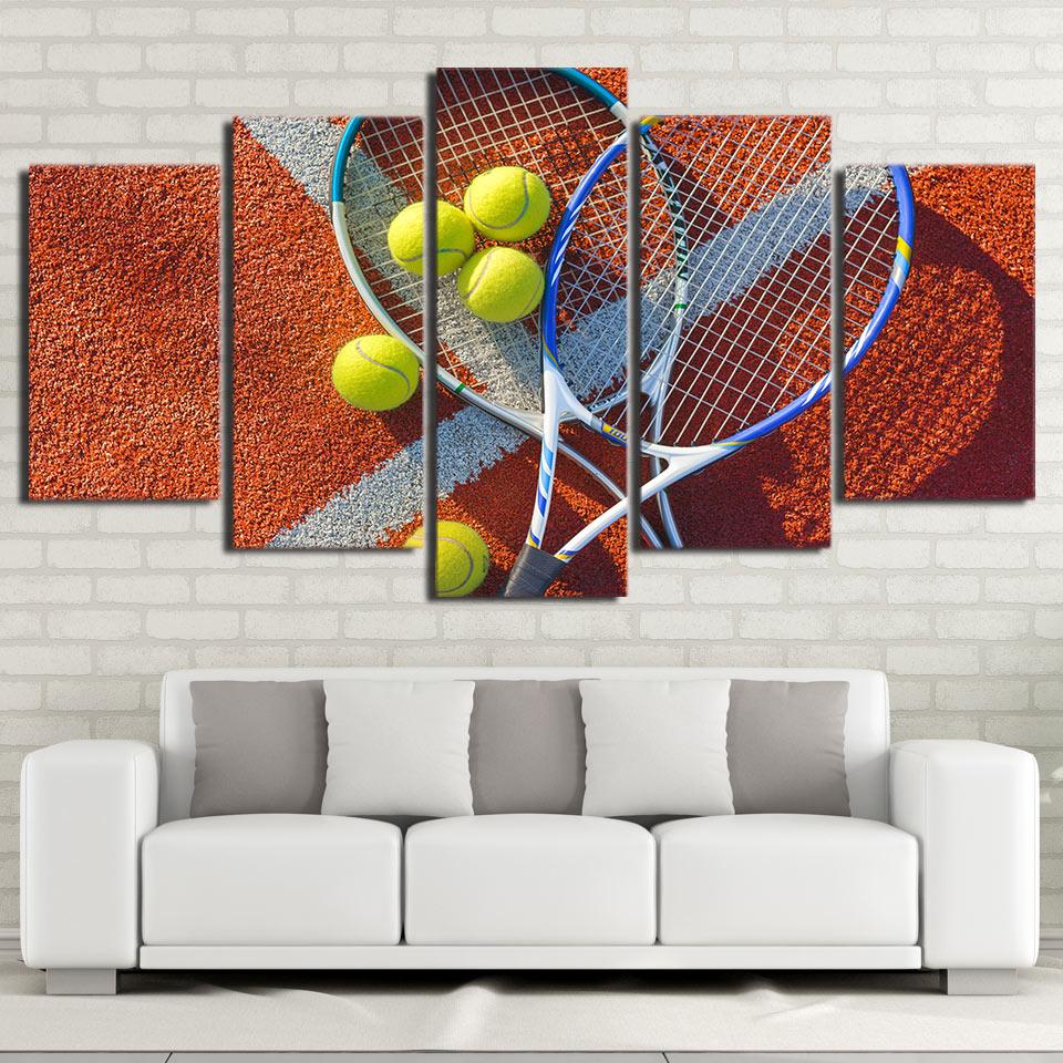 Tennis Racket Balls – Sport Canvas Wall Art