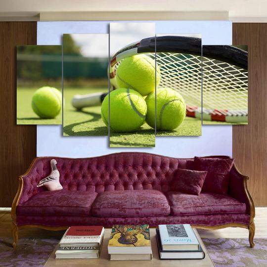 Tennis Racket – Nature Canvas Wall Art