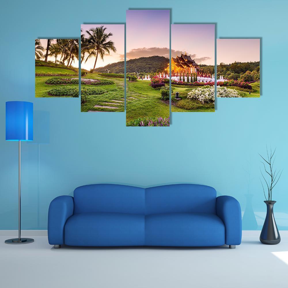 Thailand At Royal Flora Ratchaphruek Park – Nature Canvas Wall Art