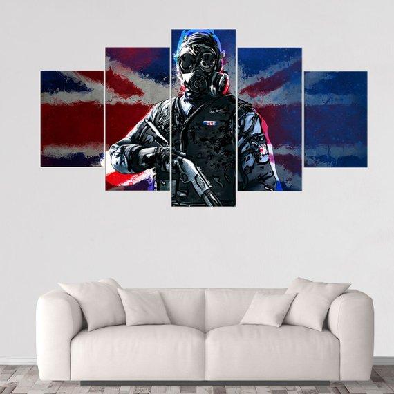 Thatcher Rainbow Six Siege – Gaming Canvas Wall Art