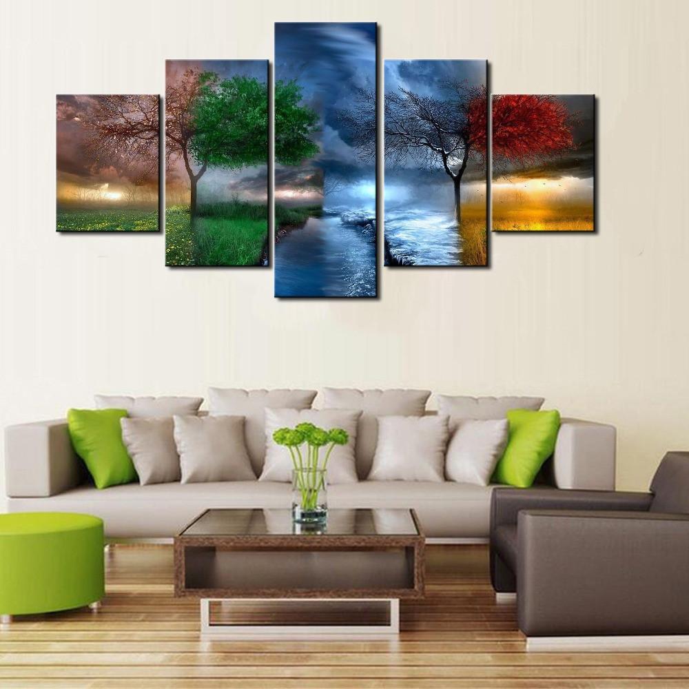 The 4 Seasons – Nature Canvas Wall Art