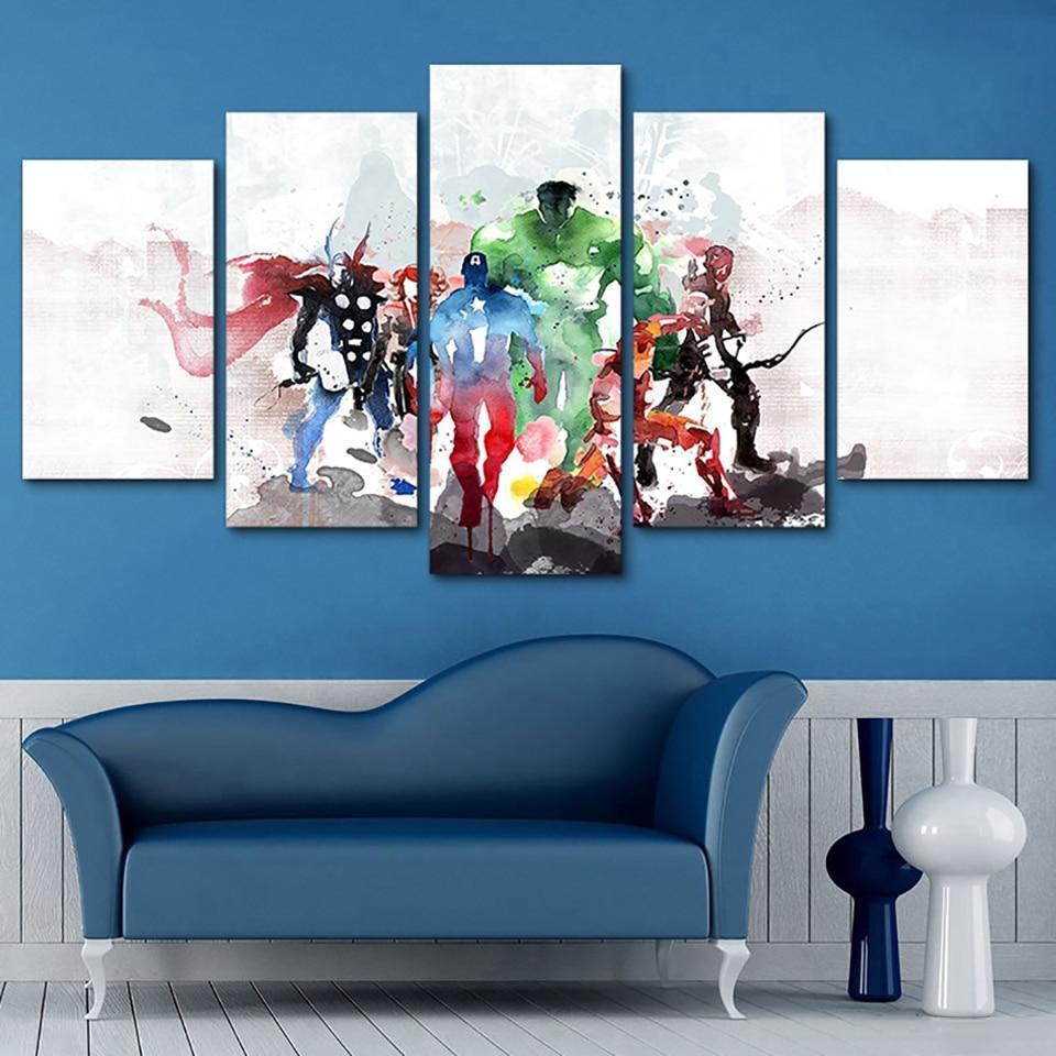 The Avengers Characters Picture Movie – Canvas Wall Art