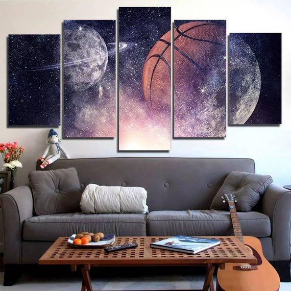 The Baske – Abstract Canvas Wall Art