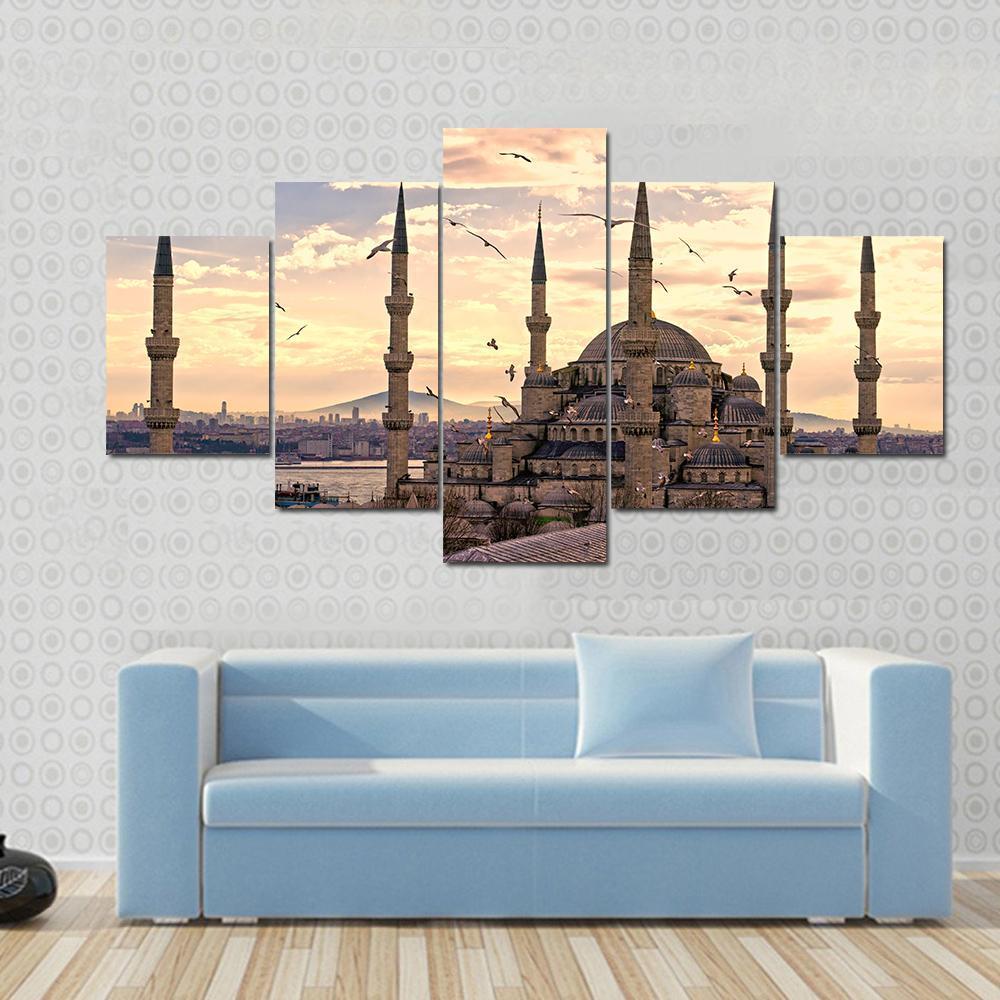 The Blue Mosque In Istanbul – Nature Canvas Wall Art