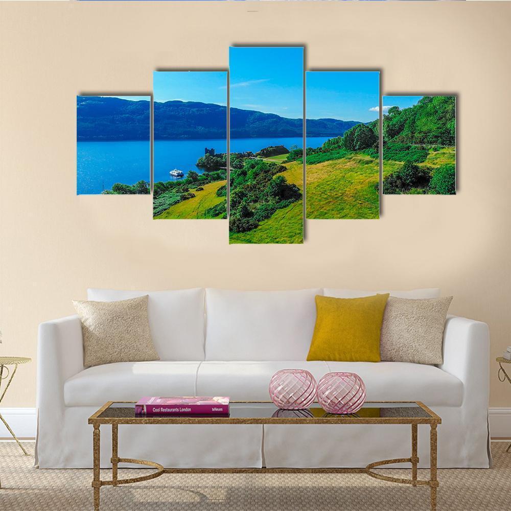 The Blue Water Of Loch Ness – Nature Canvas Wall Art