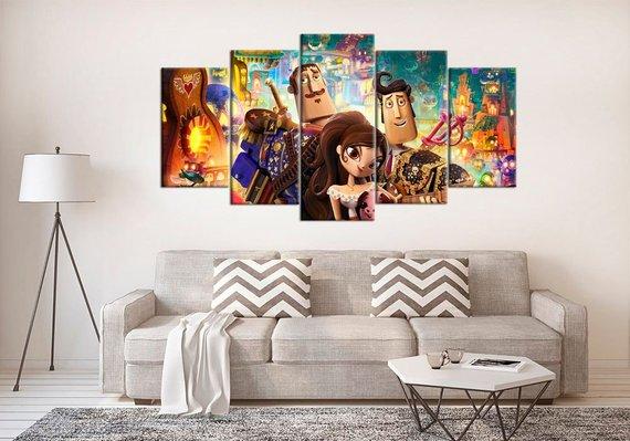 The Book Of Life Animated – Cartoon Canvas Wall Art