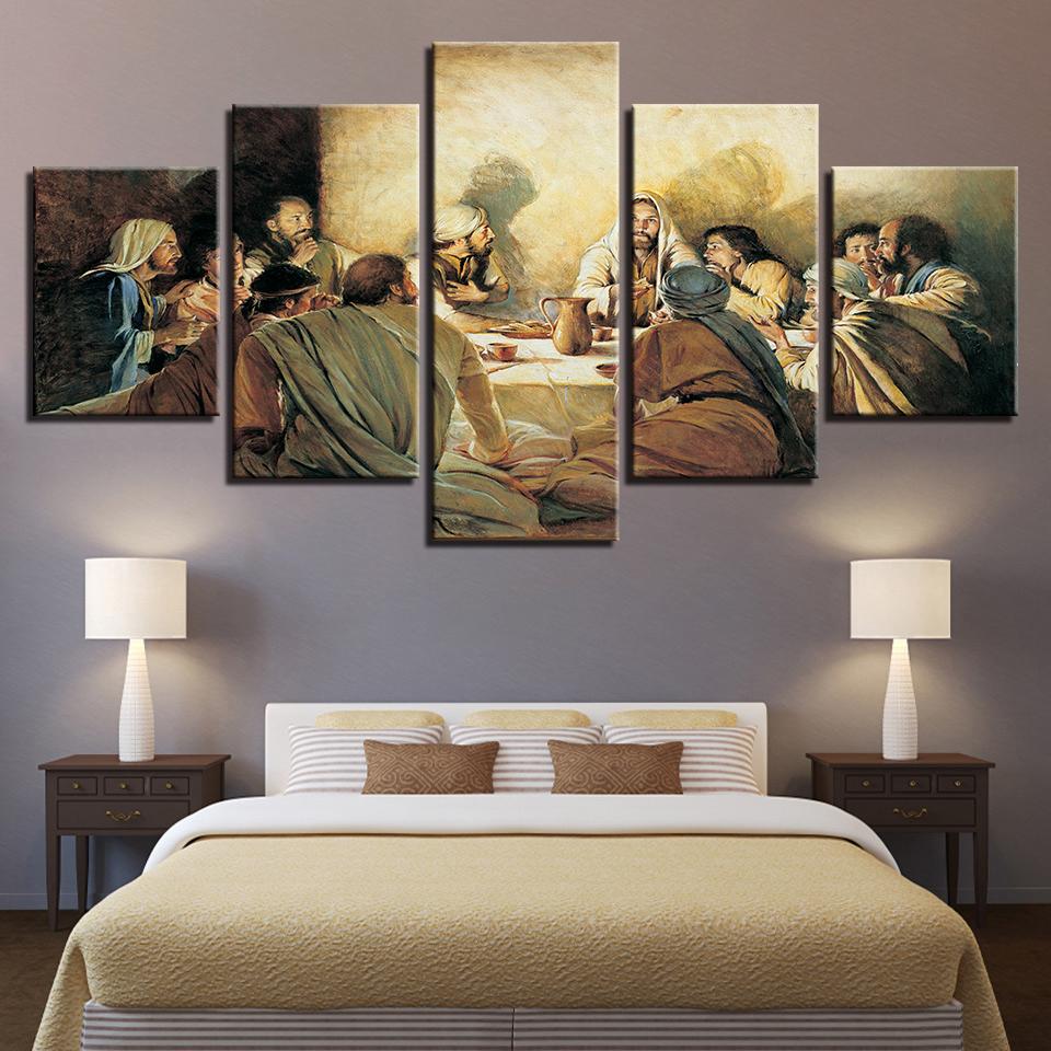 The Cacrament Of The Last Supper – Christianity Canvas Wall Art